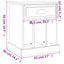 sengeborde 2 stk. 43x36x50 cm sonoma-eg