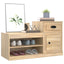 skoreol 100x42x60 cm konstrueret træ sonoma-eg