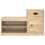 skoreol 100x42x60 cm konstrueret træ sonoma-eg