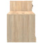 skoreol 100x42x60 cm konstrueret træ sonoma-eg