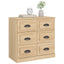 skænk 70x35,5x67,5 cm konstrueret træ sonoma-eg