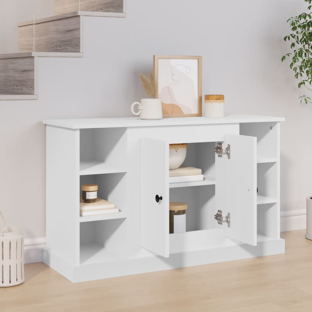 skænk 100x35,5x60 cm konstrueret træ hvid