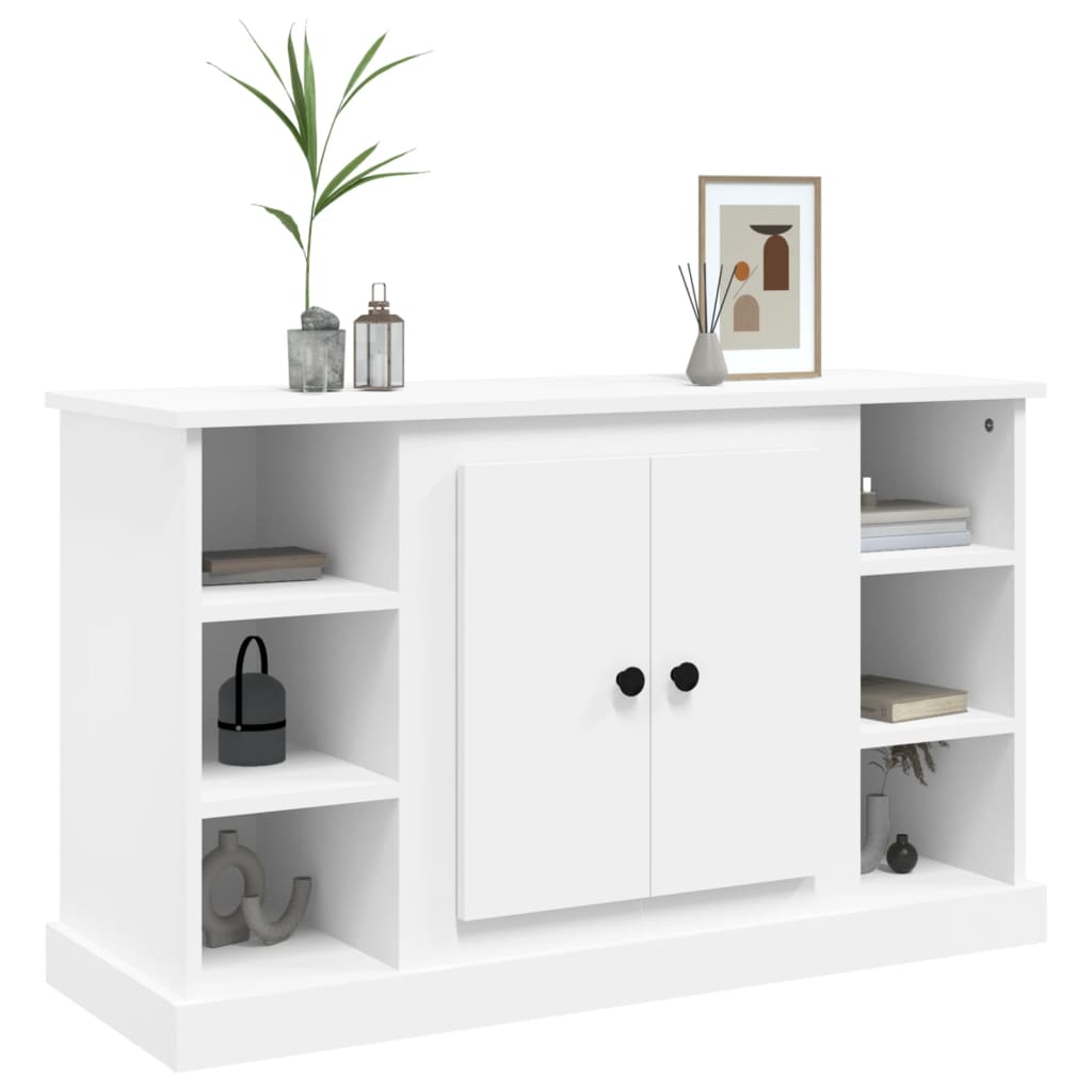 skænk 100x35,5x60 cm konstrueret træ hvid