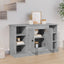 skænk 100x35,5x60 cm konstrueret træ betongrå