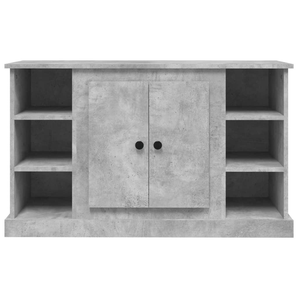 skænk 100x35,5x60 cm konstrueret træ betongrå