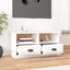 tv-bord 93x35,5x45 cm konstrueret træ hvid højglans