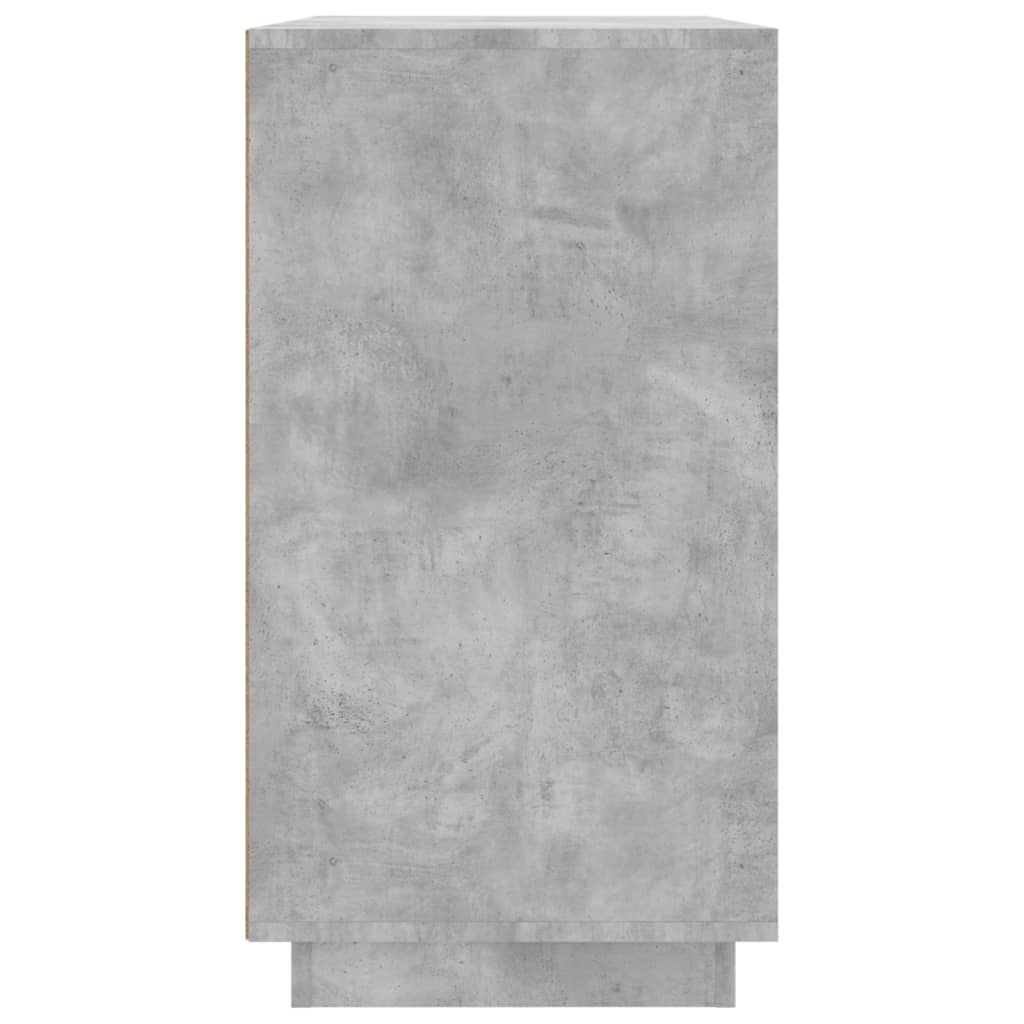 skænk 80x34x75 cm konstrueret træ betongrå