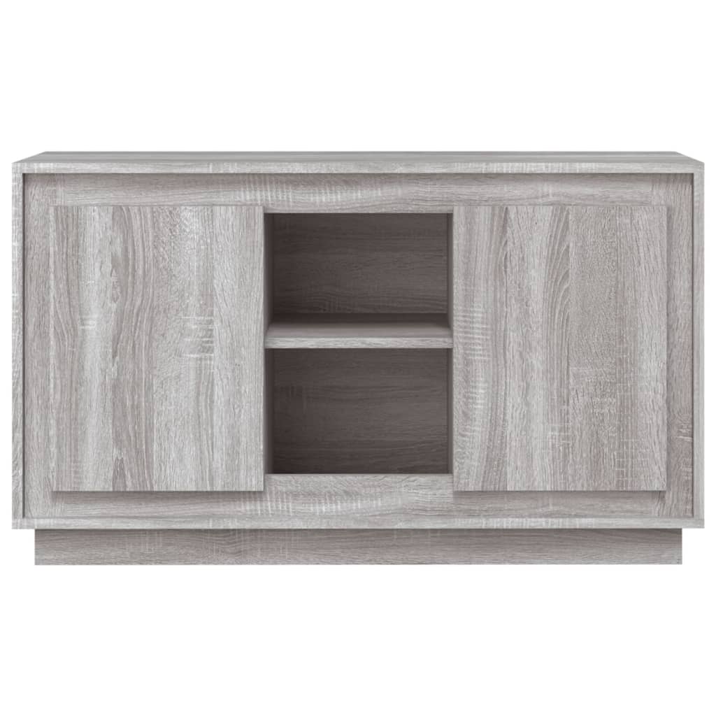 skænk 102x35x60 cm konstrueret træ grå sonoma-eg