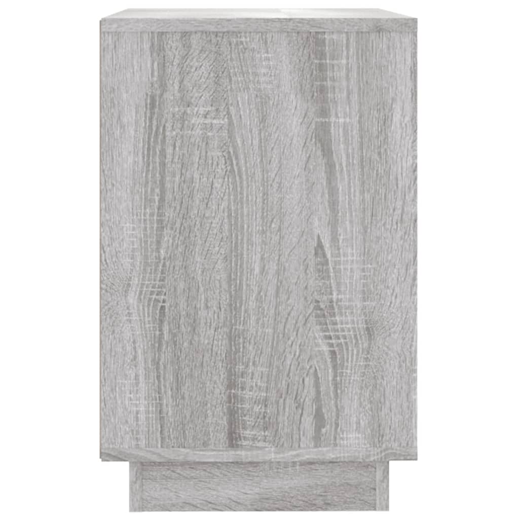 skænk 102x35x60 cm konstrueret træ grå sonoma-eg