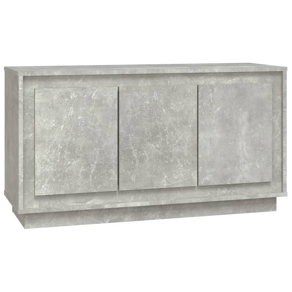 skænk 102x35x55 cm konstrueret træ betongrå