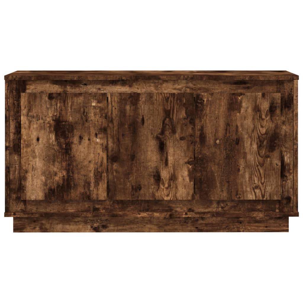 skænk 102x35x55 cm konstrueret træ røget egetræsfarve