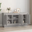 skænk 102x35x55 cm konstrueret træ grå sonoma-eg