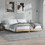 sengeramme uden madras 200x200 cm konstrueret træ sonoma-eg