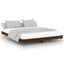 sengeramme uden madras 200x200 cm konstrueret træ brun eg