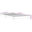 sengeramme 90x200 cm konstrueret træ hvid