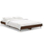 sengeramme 120x190 cm uden madras konstrueret træ brunt eg