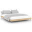 sengeramme uden madras 200x200 cm konstrueret træ sonoma-eg
