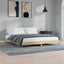 sengeramme uden madras 200x200 cm konstrueret træ sonoma-eg