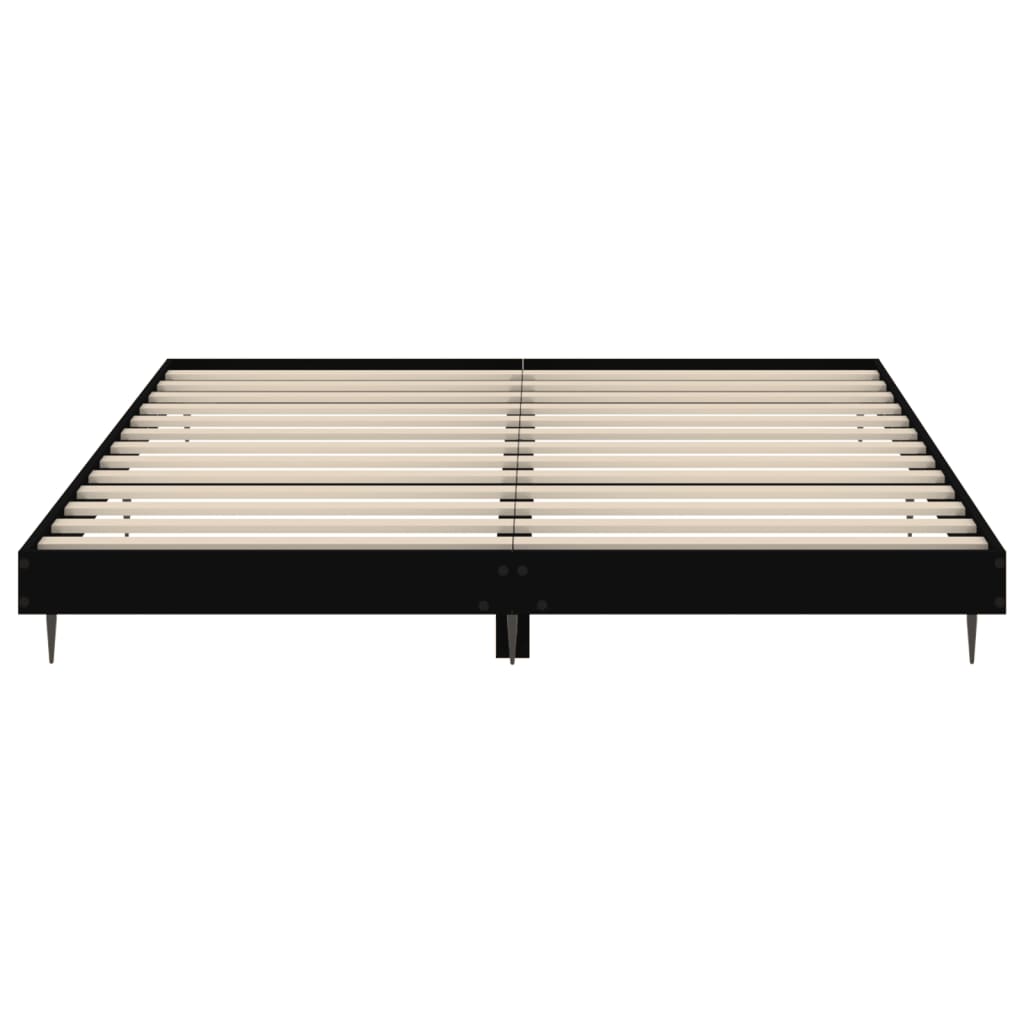 sengestel uden madras 180x200 cm konstrueret træ sort