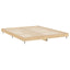 sengestel uden madras 180x200 cm konstrueret træ sonoma-eg