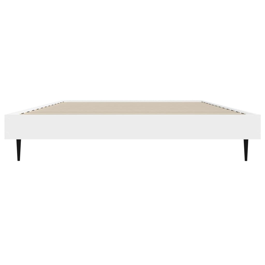 sengeramme 90x190 cm konstrueret træ hvid