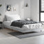 sengeramme 90x190 cm konstrueret træ betongrå