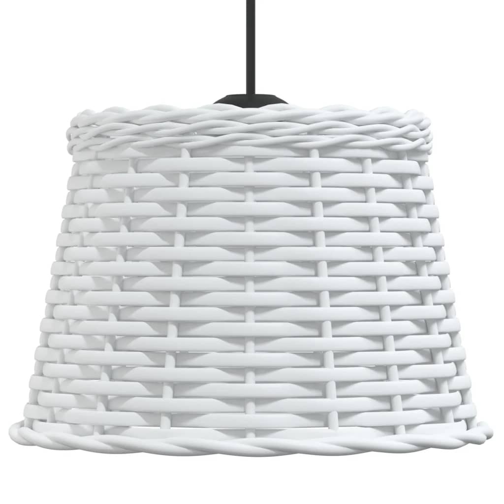 lampeskærm til loftlampe Ø25x17 cm flet hvid