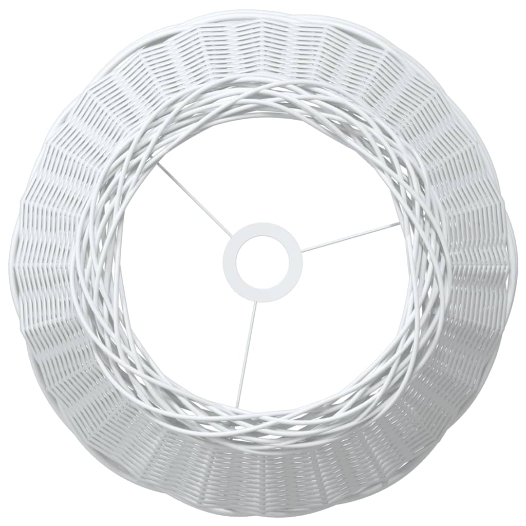 lampeskærm til loftlampe Ø50x30 cm flet hvid
