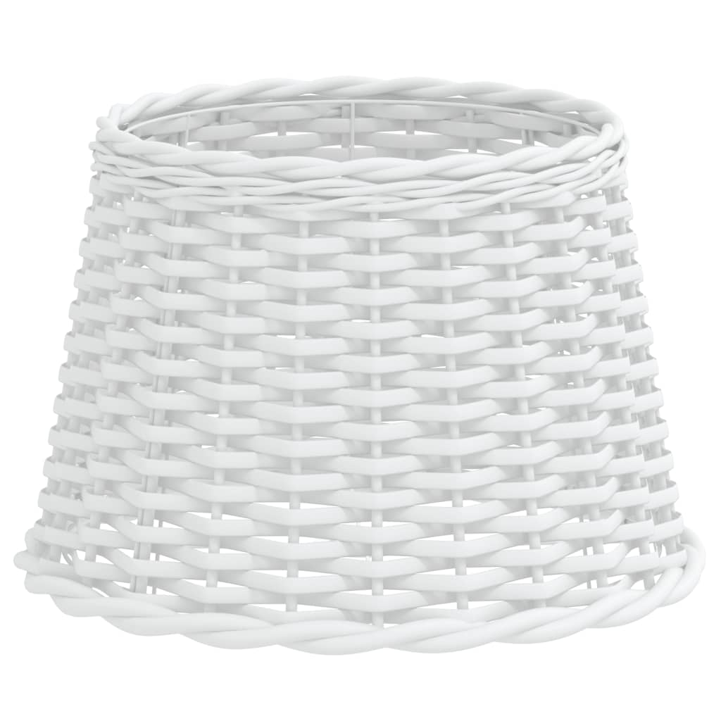lampeskærm Ø40x26 cm flet hvid