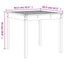 bistrosæt til haven 3 dele massivt fyrretræ grå