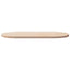 bordplade 110x55x2,5 cm massivt træ fyrretræ oval
