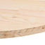 bordplade 110x55x2,5 cm massivt træ fyrretræ oval