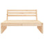 midtermodul til havesofa 120x80 cm massivt fyrretræ