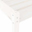 liggestole 2 stk. 199,5x60x74 cm massivt fyrretræ hvid