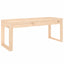 havebænk 110x38x45 cm massivt fyrretræ