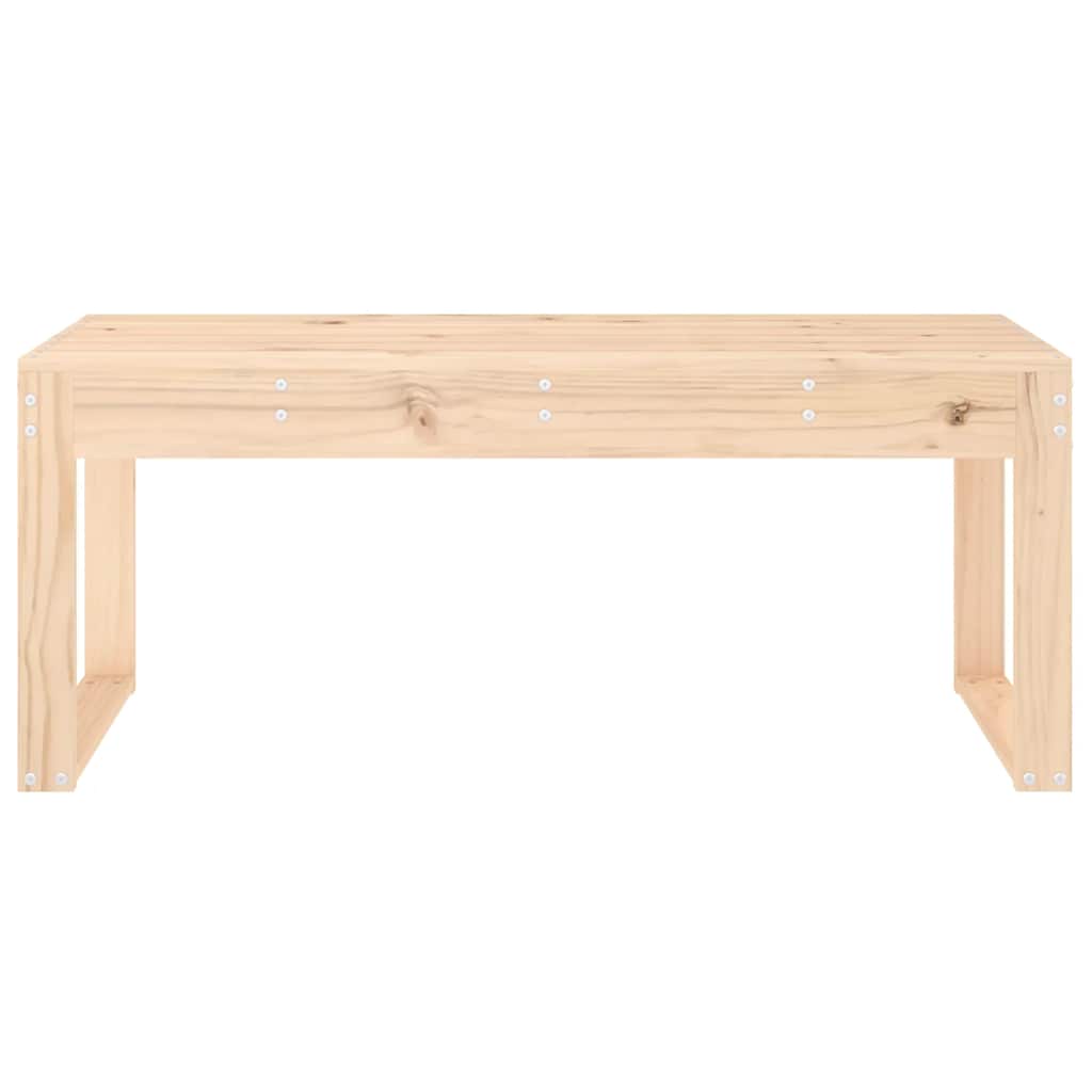 havebænk 110x38x45 cm massivt fyrretræ