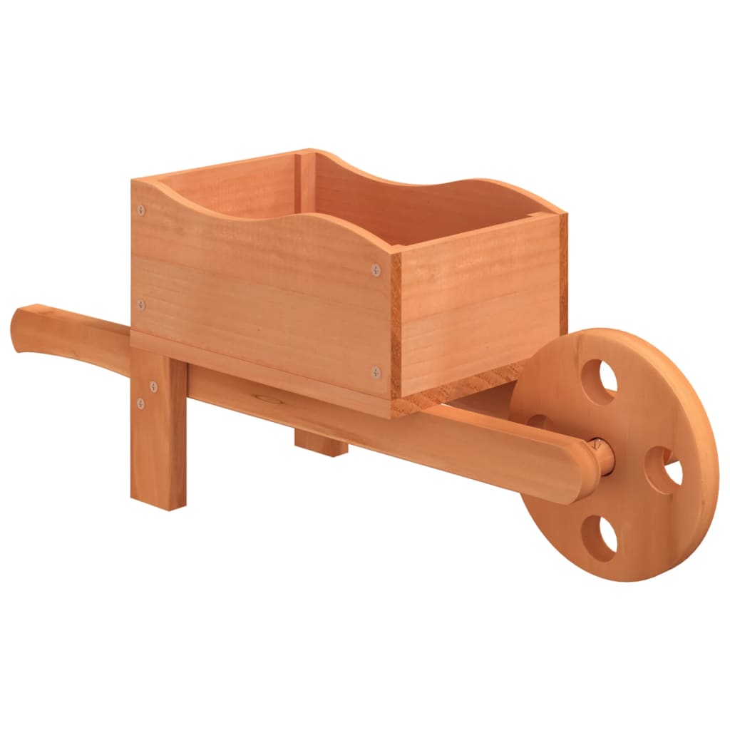 plantekasser 2 stk. trillebørsdesign 47x15x19 cm massivt fyr