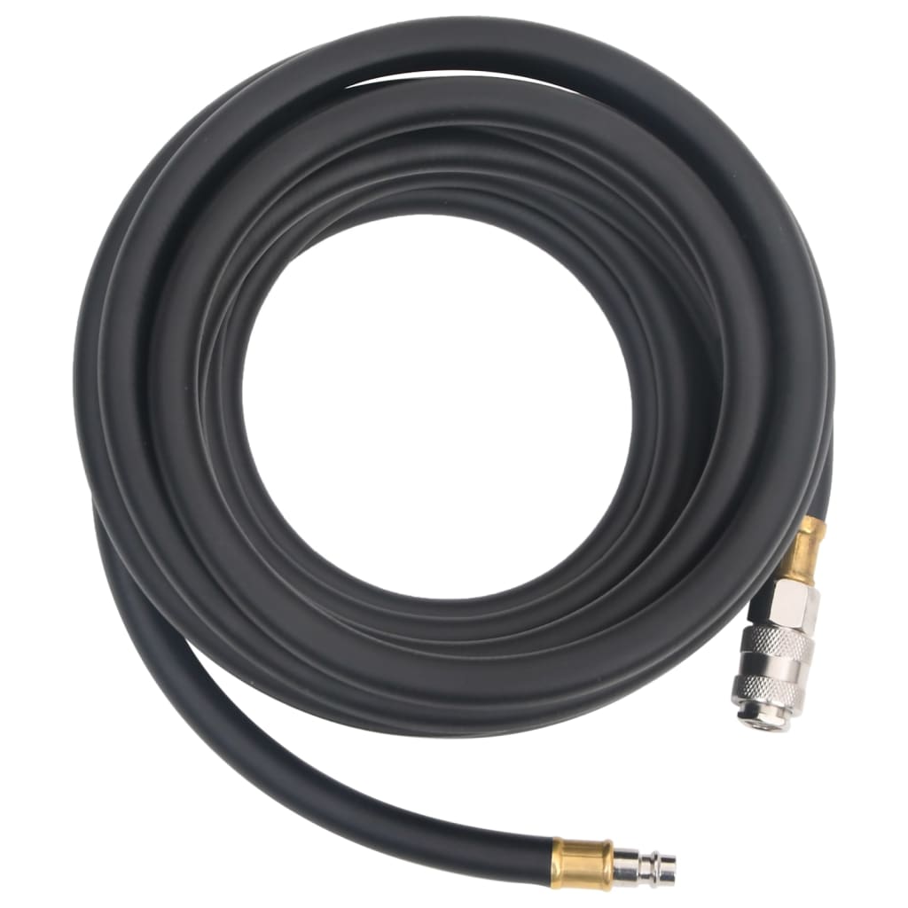 hybrid luftslange 0,6" 5 m gummi og PVC sort
