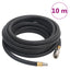 hybrid luftslange 0,6" 10 m gummi og PVC sort