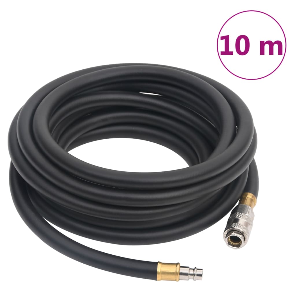 hybrid luftslange 0,6" 10 m gummi og PVC sort billede