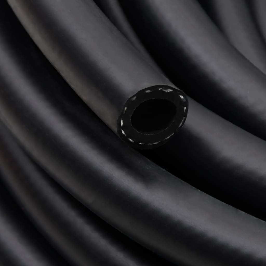 hybrid luftslange 0,6" 20 m gummi og PVC sort