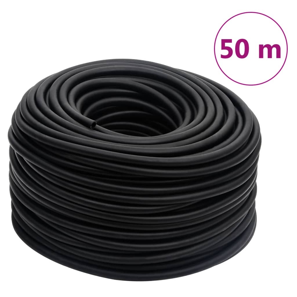 hybrid luftslange 0,6" 50 m gummi og PVC sort billede