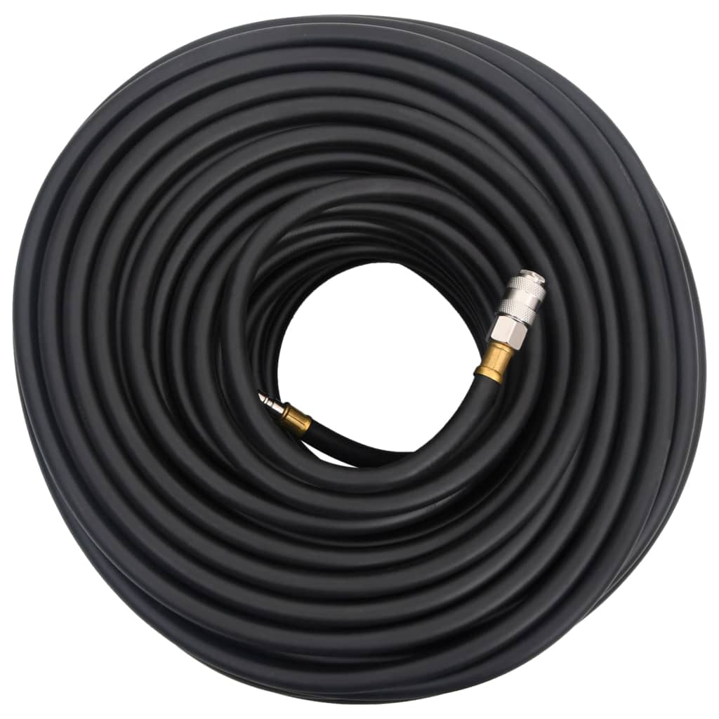 hybrid luftslange 0,6" 50 m gummi og PVC sort