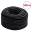hybrid luftslange 0,6" 100 m gummi og PVC sort