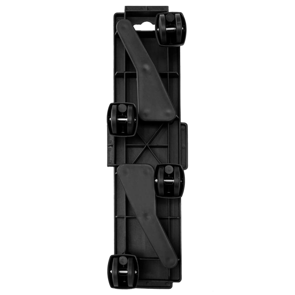 møbelhunde 2 stk. med 4 hjul 170 kg polypropylen sort