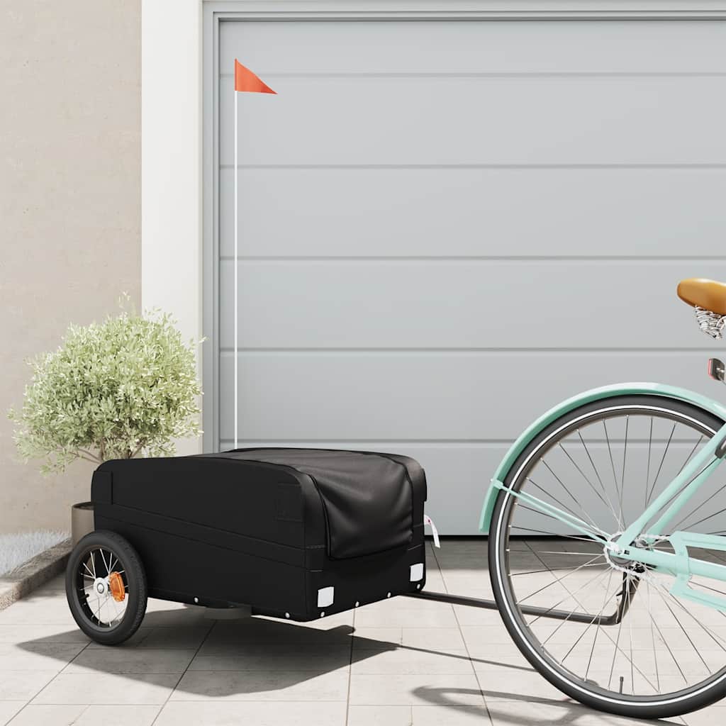 cykelanhænger 30 kg jern sort billede