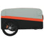 cykelanhænger 45 kg jern sort og orange
