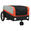 cykelanhænger 30 kg jern sort og orange