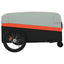 cykelanhænger 45 kg jern sort og orange