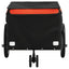 cykelanhænger 30 kg jern sort og orange